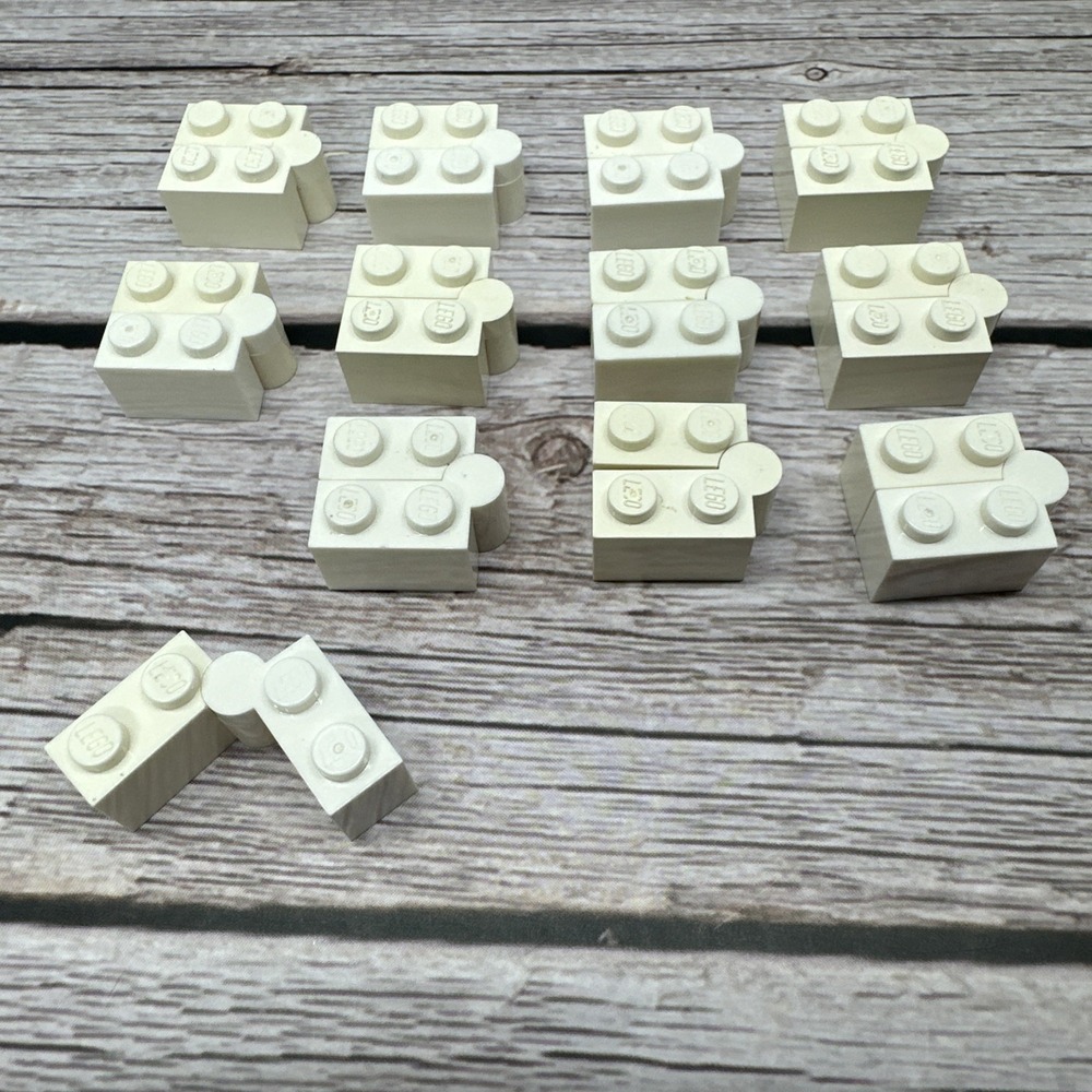 Lego Part 3830 &‎ 3831 hinge brick 1x4 swivel top and base QTY 12 Sets